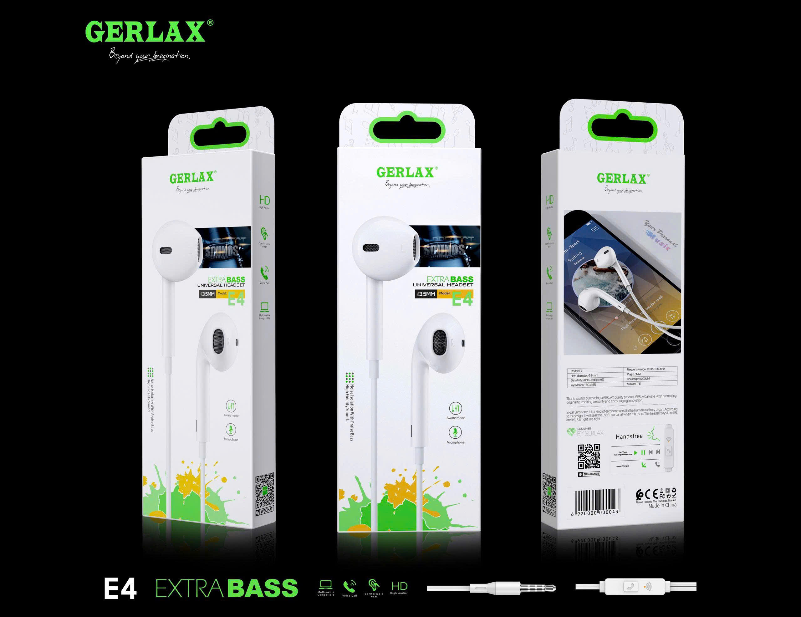 TAI NGHE CÓ DÂY E4